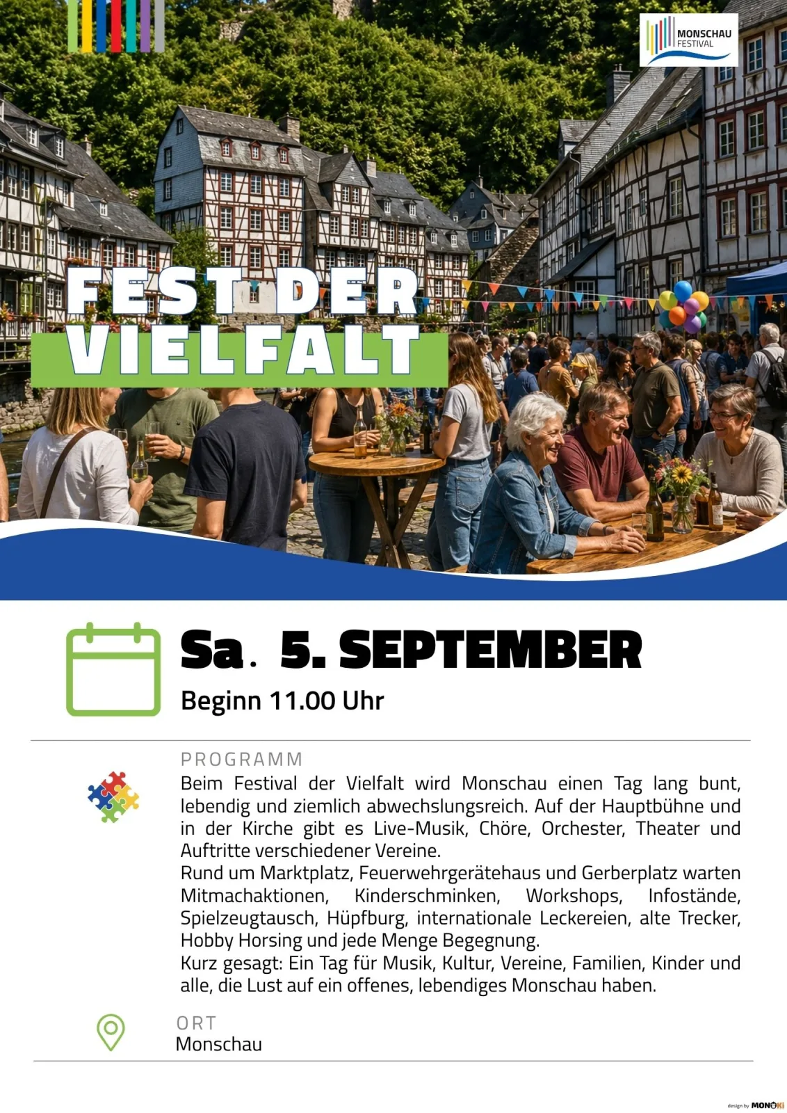 Plakat · Fest der Vielfalt