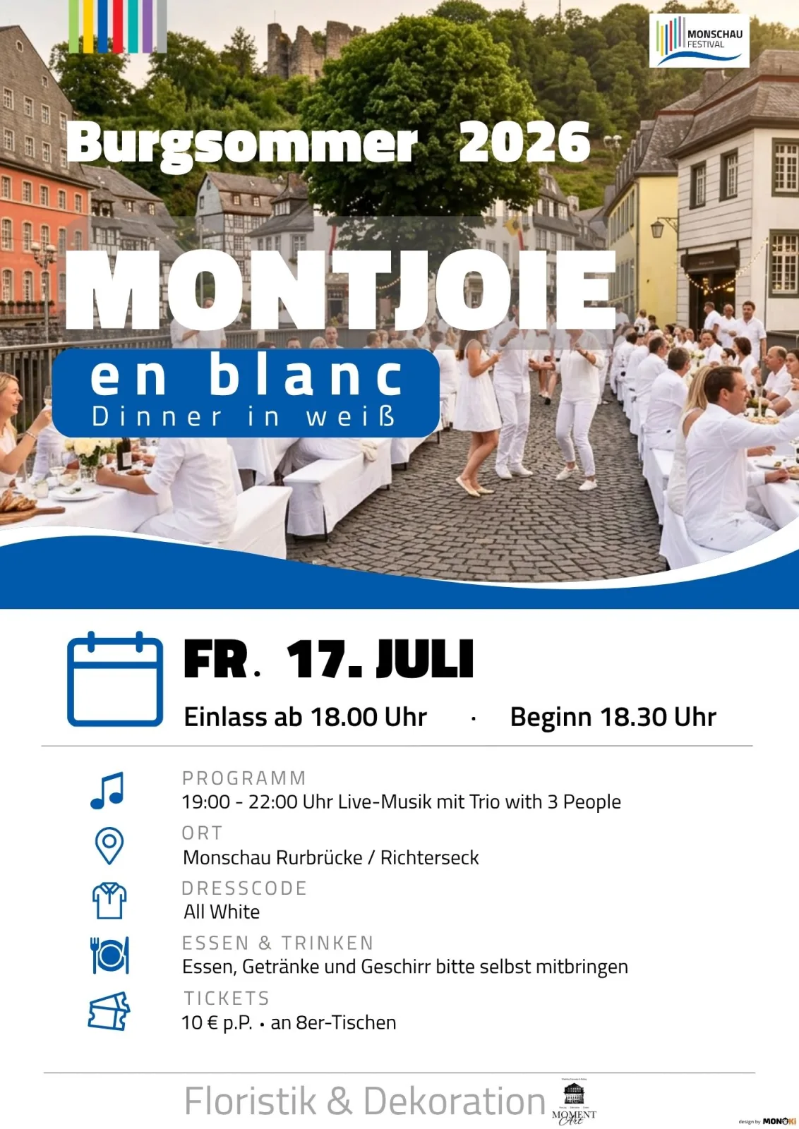 Plakat · Montjoie en blanc