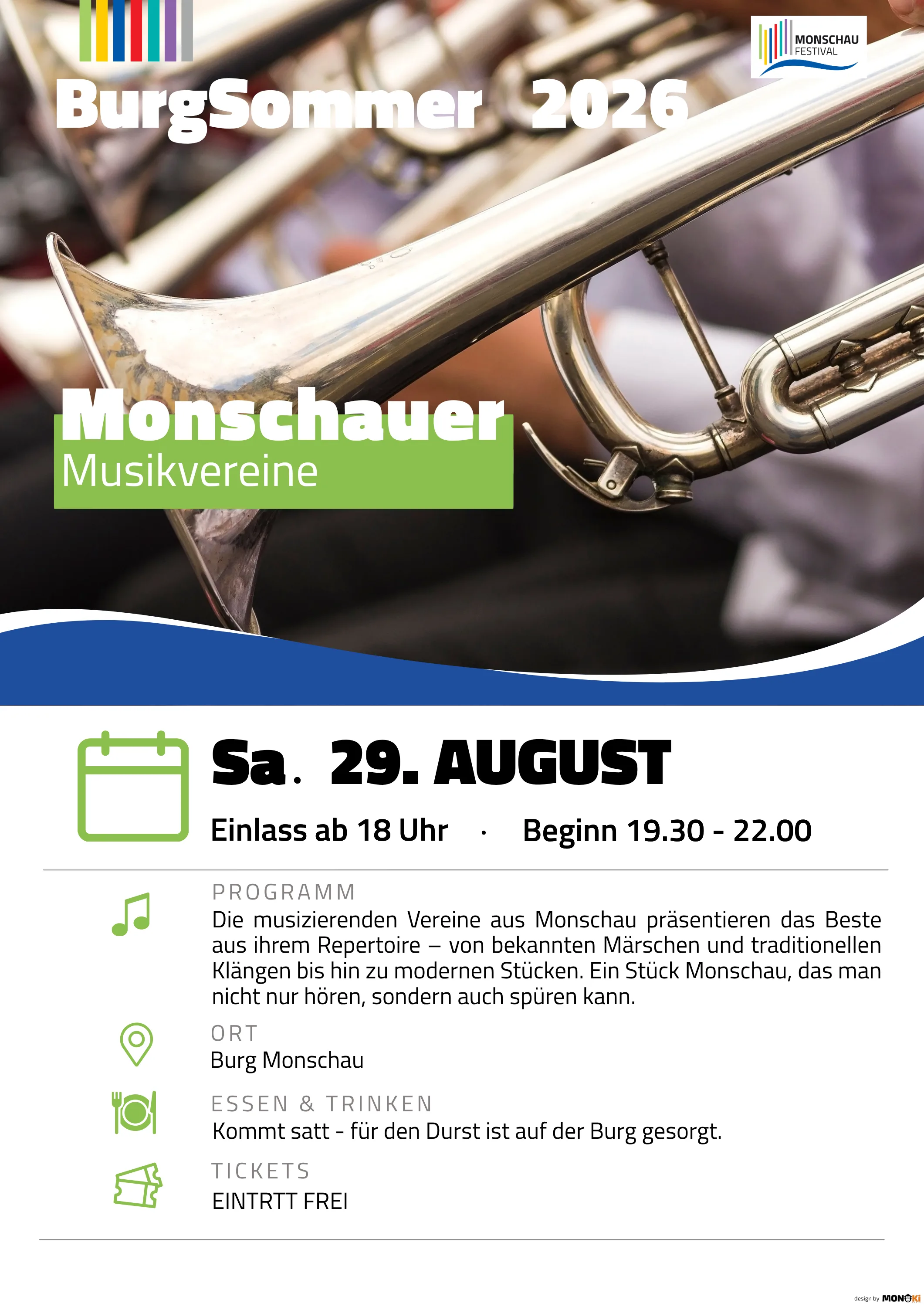 Plakat · Vereine aus Monschau